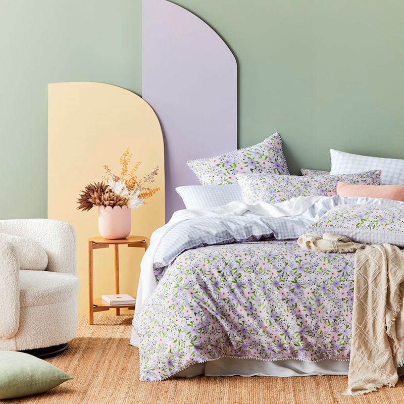 Lilac Garden Multi Quilt Cover Set
