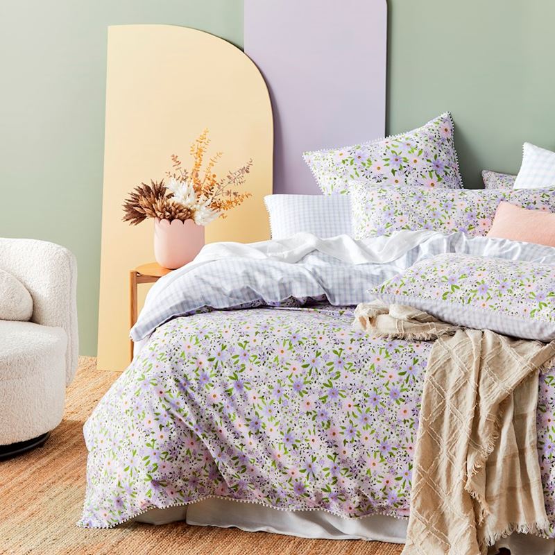 Lilac Garden Multi Quilt Cover Set
