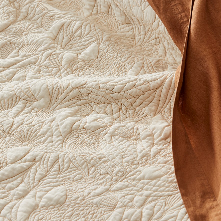 Native Quilted Natural Quilt Cover Adairs