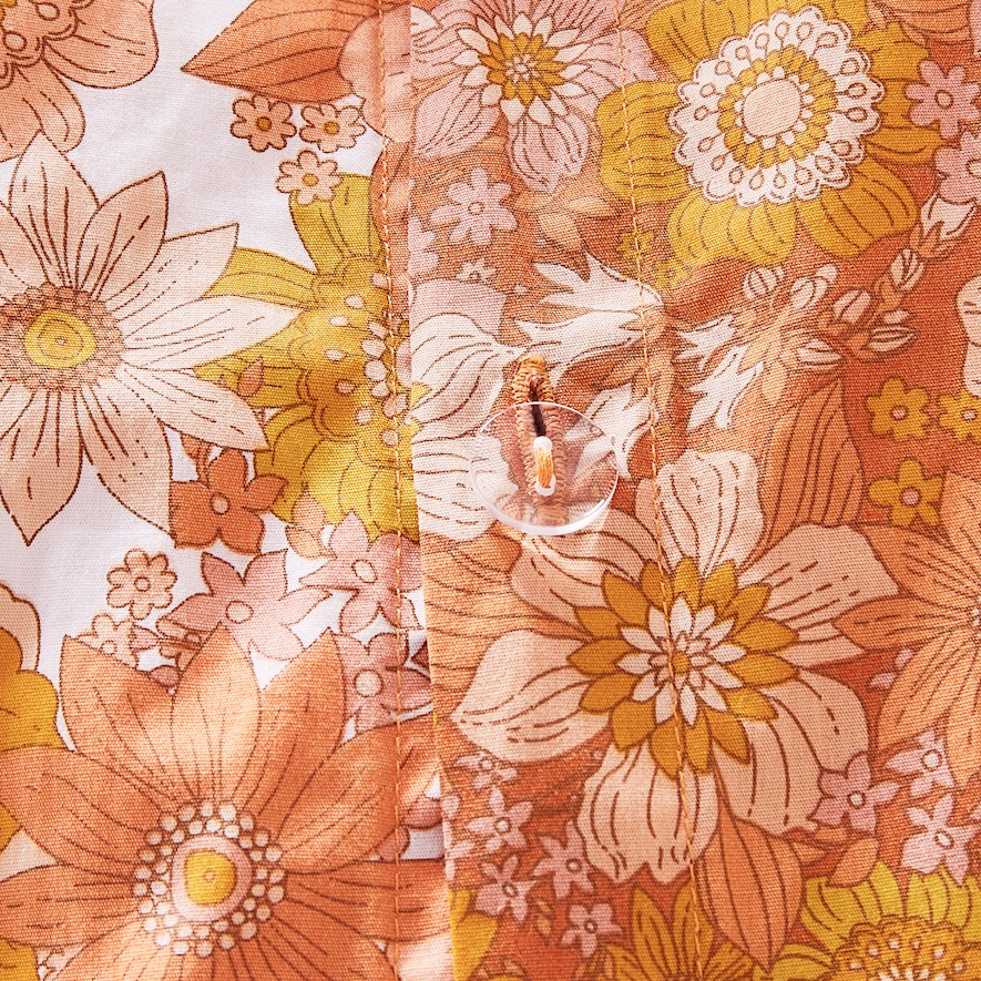 Cynthia Floral Golden Quilt Cover Set Adairs