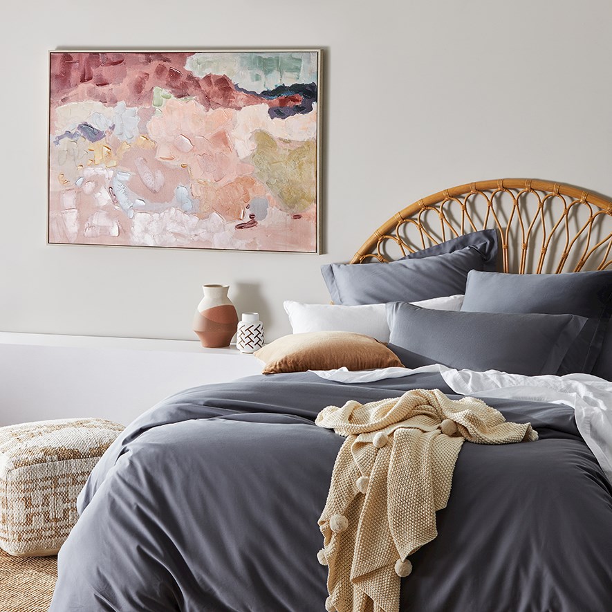 600TC Cotton Bamboo Indigo Quilt Cover Adairs