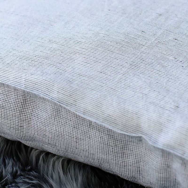 Vintage Washed Linen Quilt Cover Check
