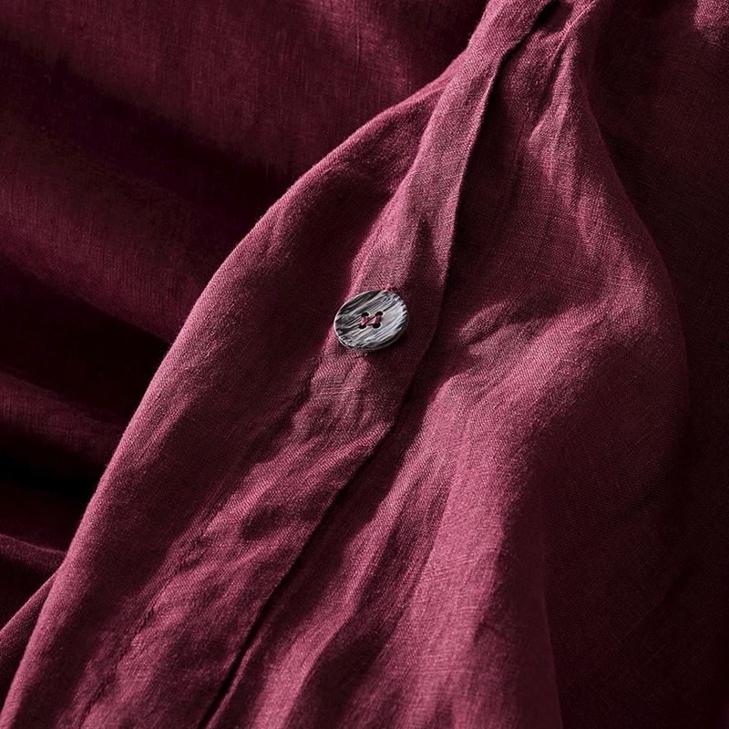 Vintage Washed Bordeaux Quilt Cover