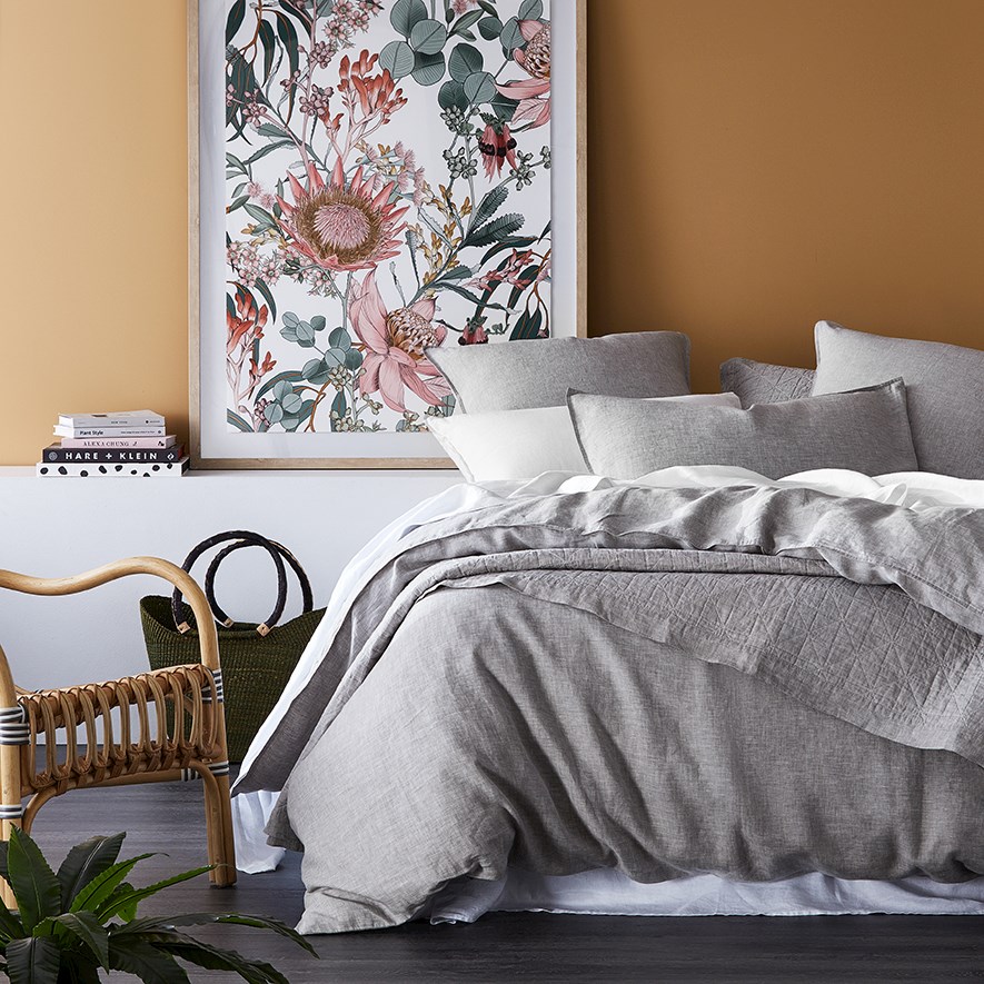 Home Republic Vintage Washed Linen Quilt Cover Bedroom Adairs