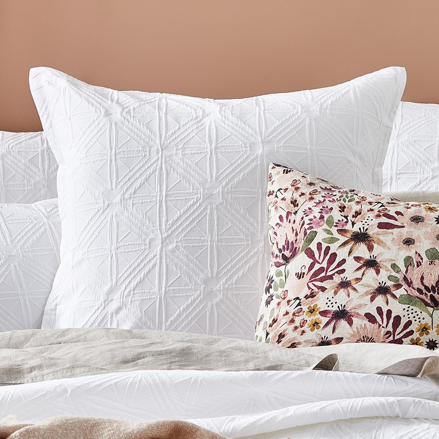 Villa Bedlinen White Coverlet Separates Adairs