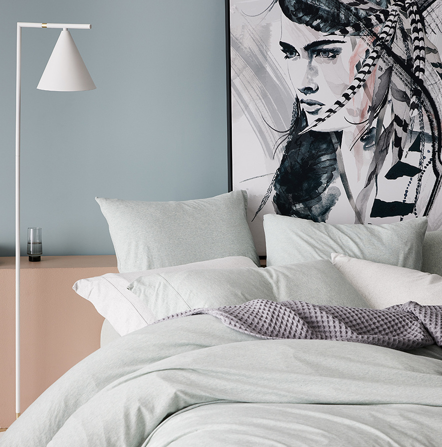 Ultra Soft Jersey Sage Quilt Cover Separates Adairs