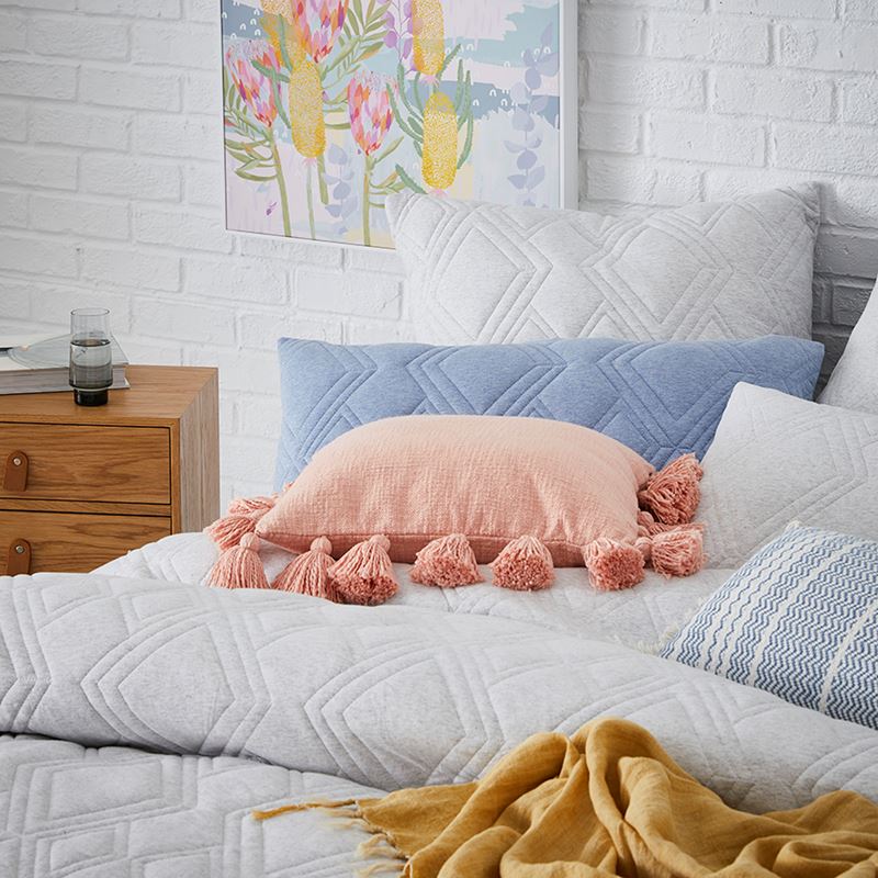Jaxon Quilted Jersey Quilt Cover Cloud