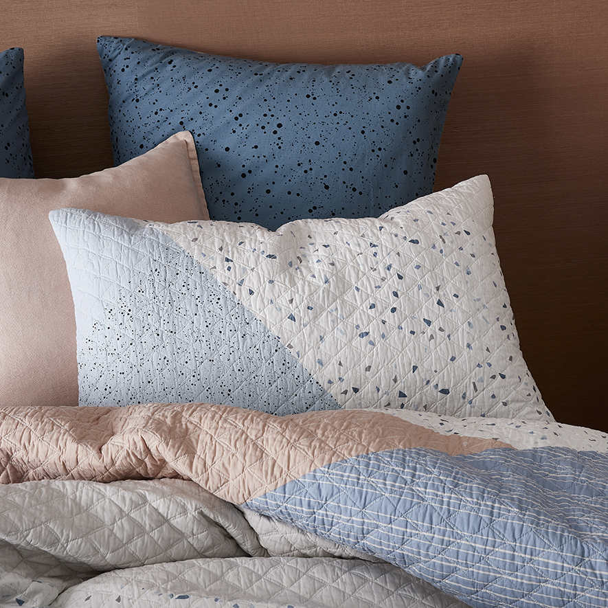 Remi Quilted Quilt Cover Blue Adairs