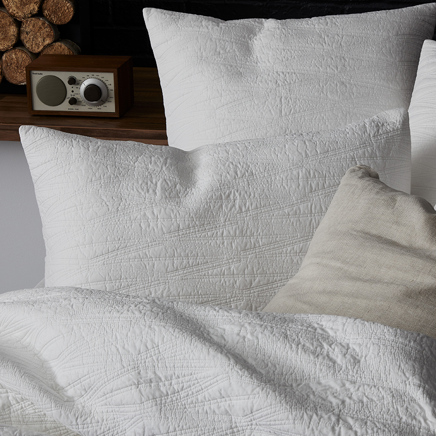 Lewis Quilted Quilt Cover White Adairs