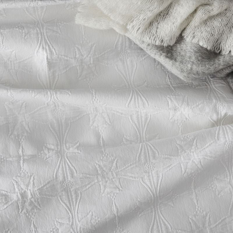 Byron Quilt Cover in White
