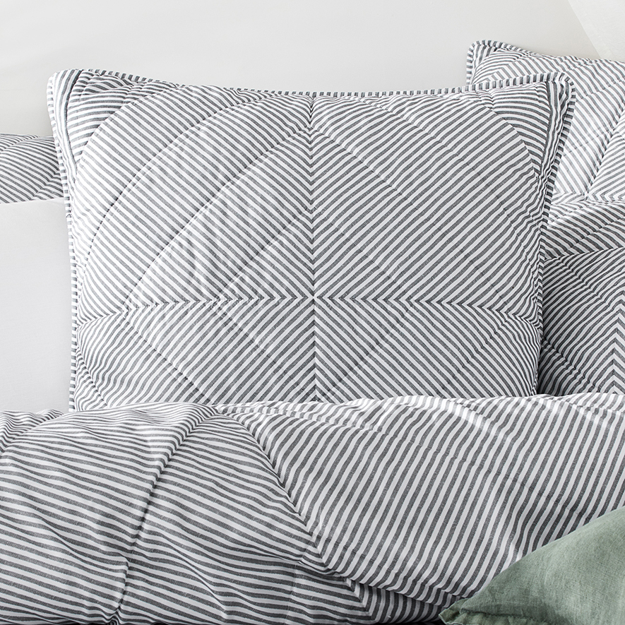 Sampson Quilted Quilt Cover Blue Adairs