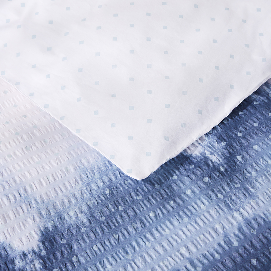Ombre Quilt Cover Set Blue Adairs