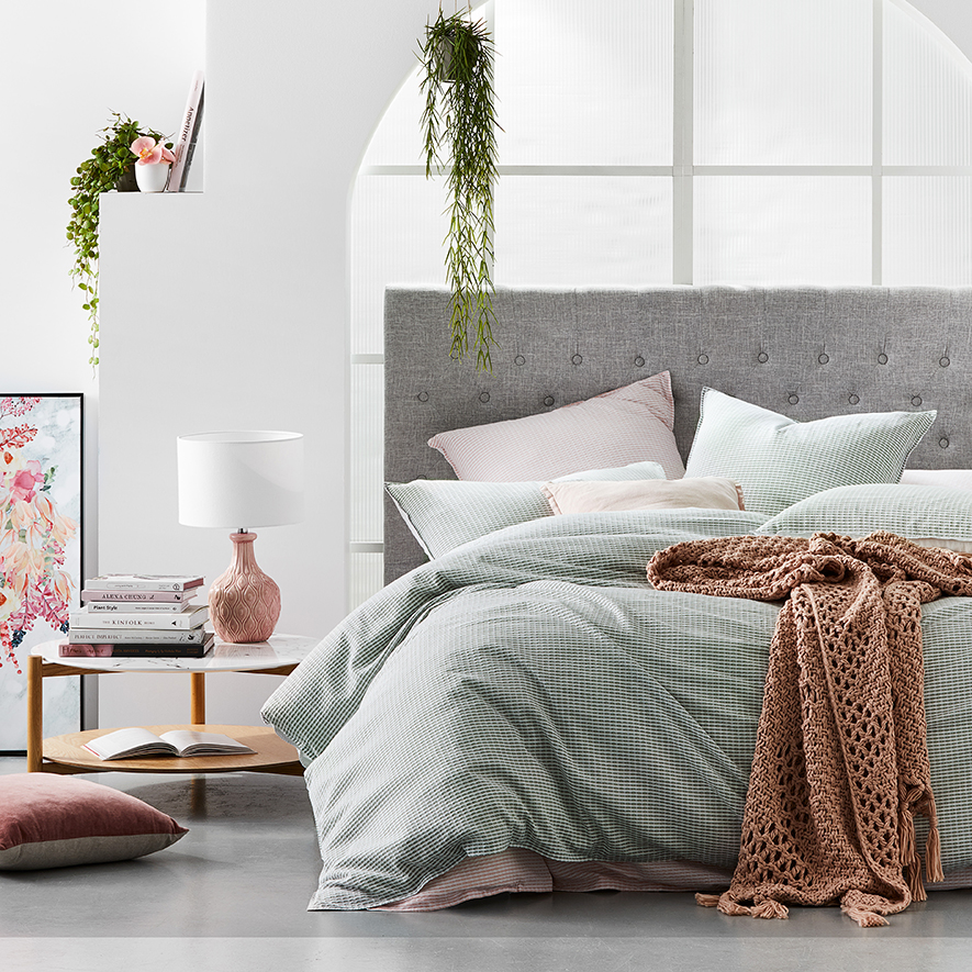 Astra Olive Quilt Cover Set + Separates Adairs