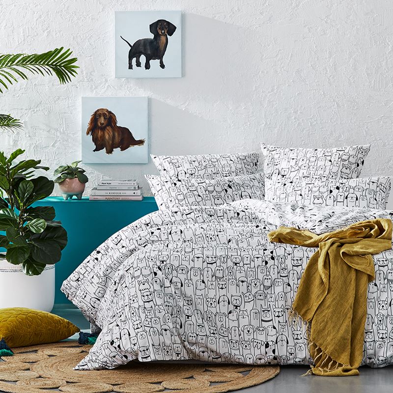 Novelty Puppy Quilt Cover Set