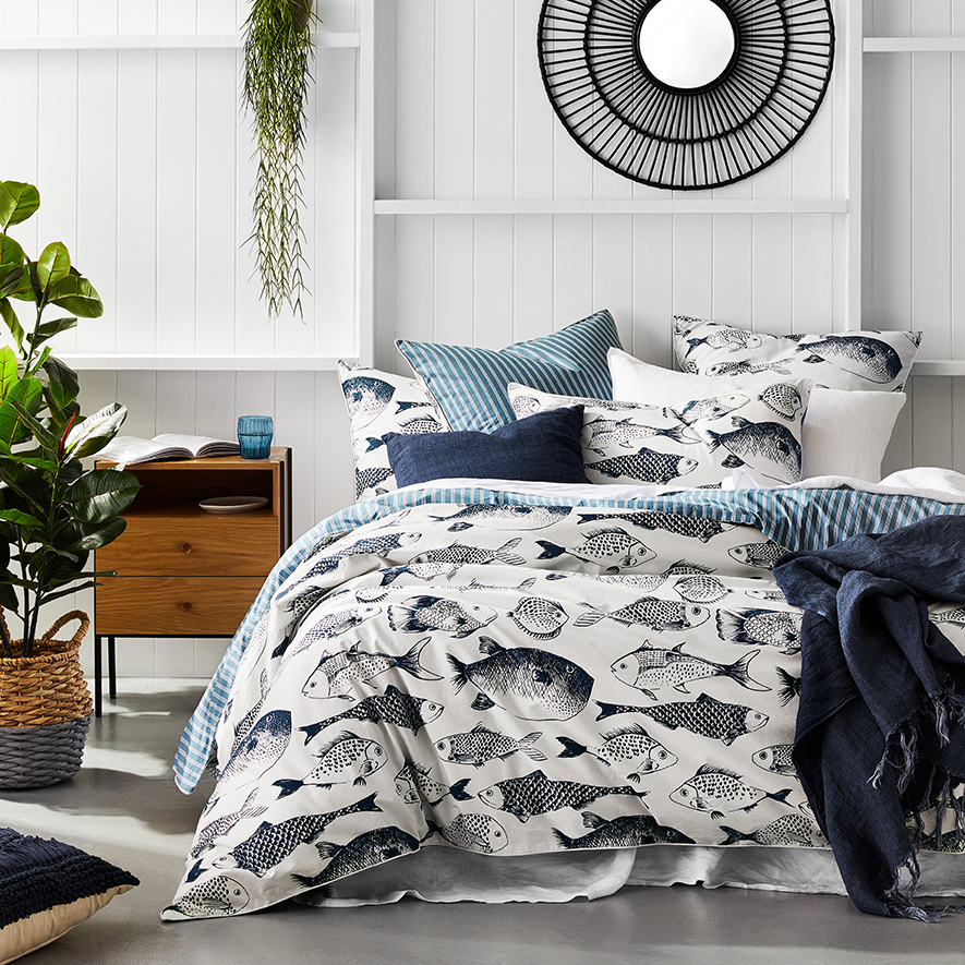 Adairs fish quilt cover hotsell