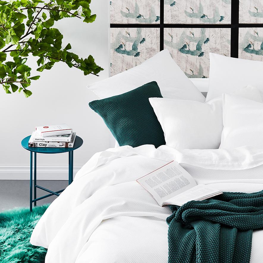 Atlanta White Quilt Cover Set Adairs