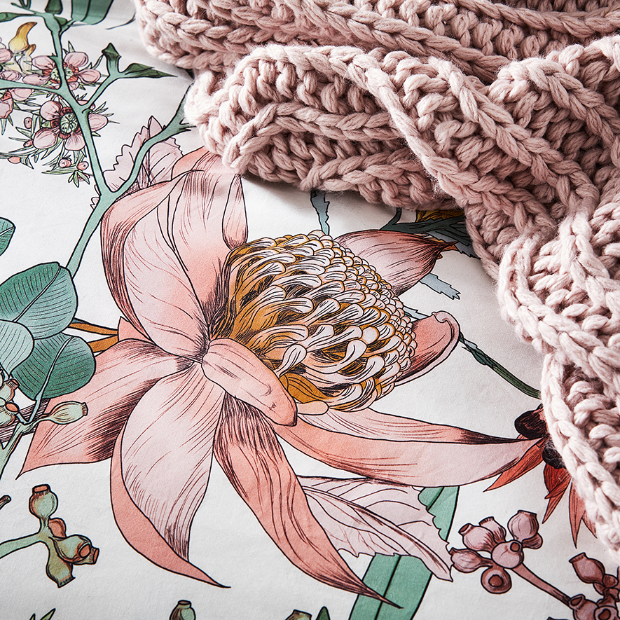 Waratah Quilt Cover Set Adairs