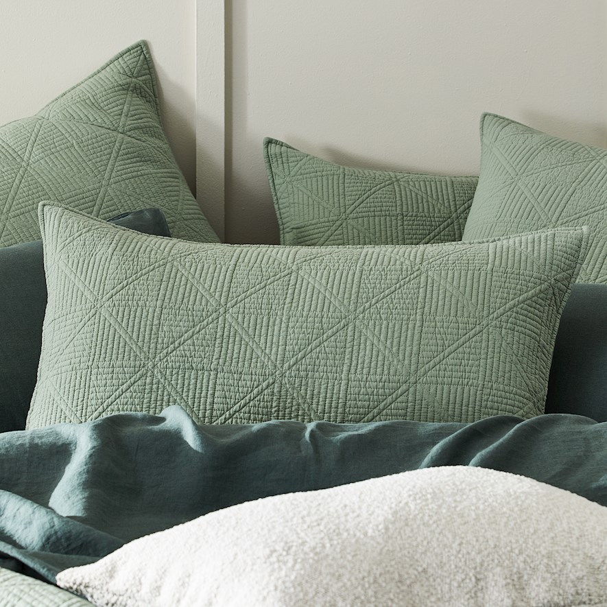 Prism Lily Pad Quilted Quilt Cover Adairs