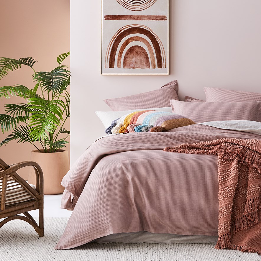 dusty rose quilt