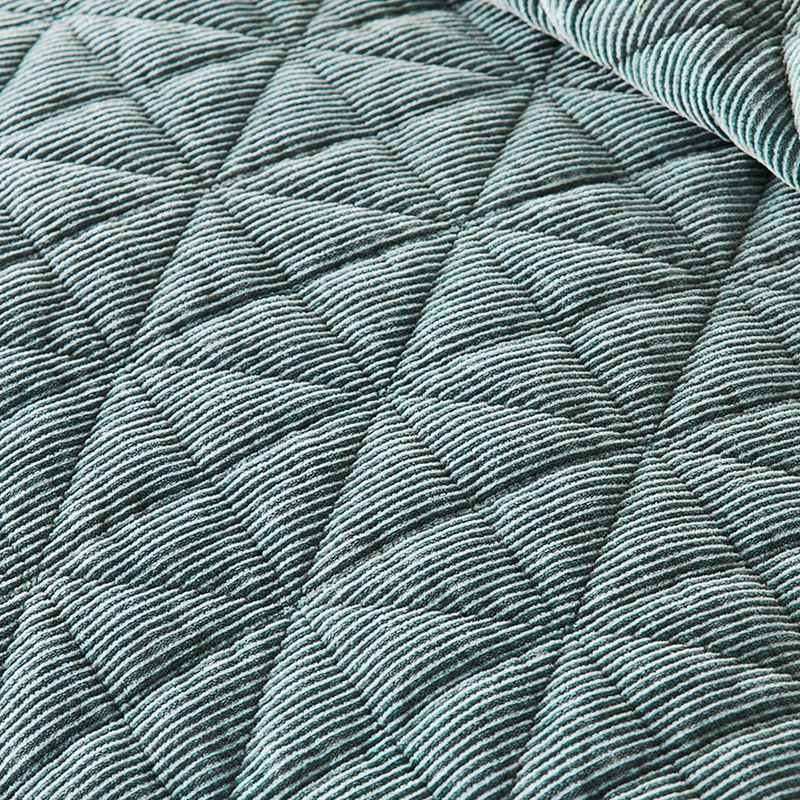 Vintage Washed Corduroy Quilted Sage Quilt Cover