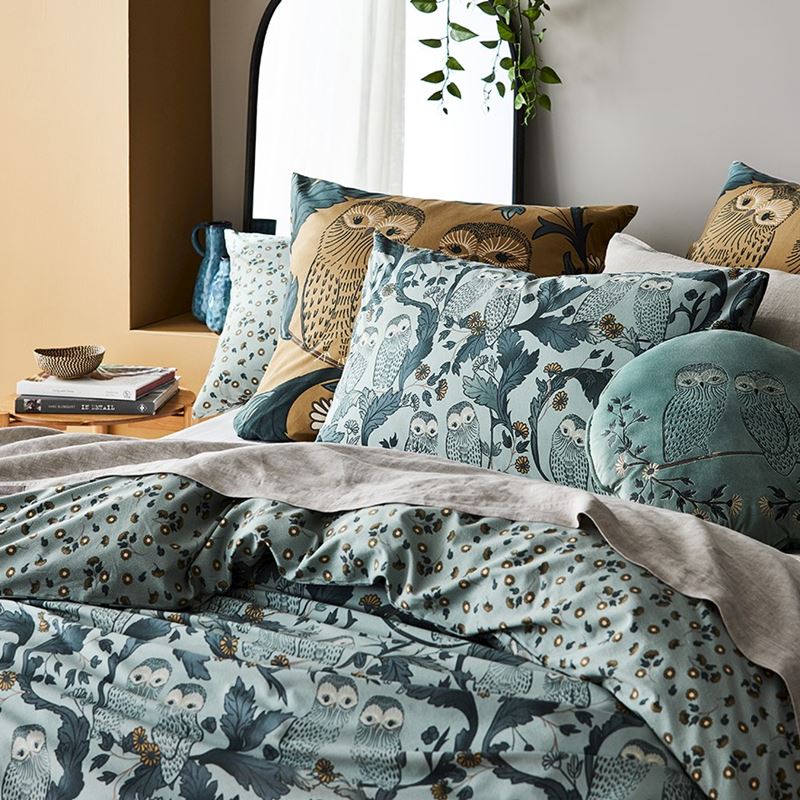 Lola Bamboo Cotton Twilight Quilt Cover Set