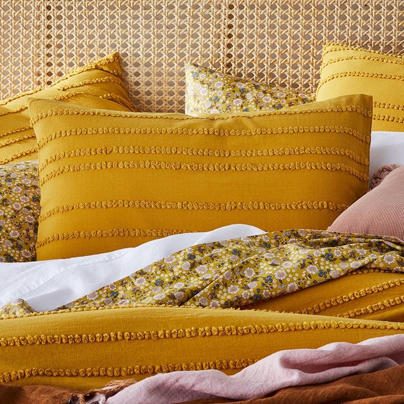 Millie Mustard Quilt Cover