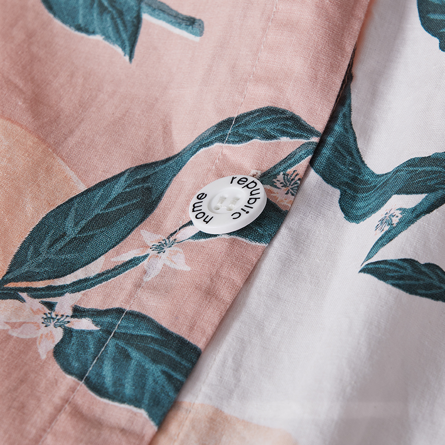 Stonewashed Peaches Quilt Cover Set Adairs