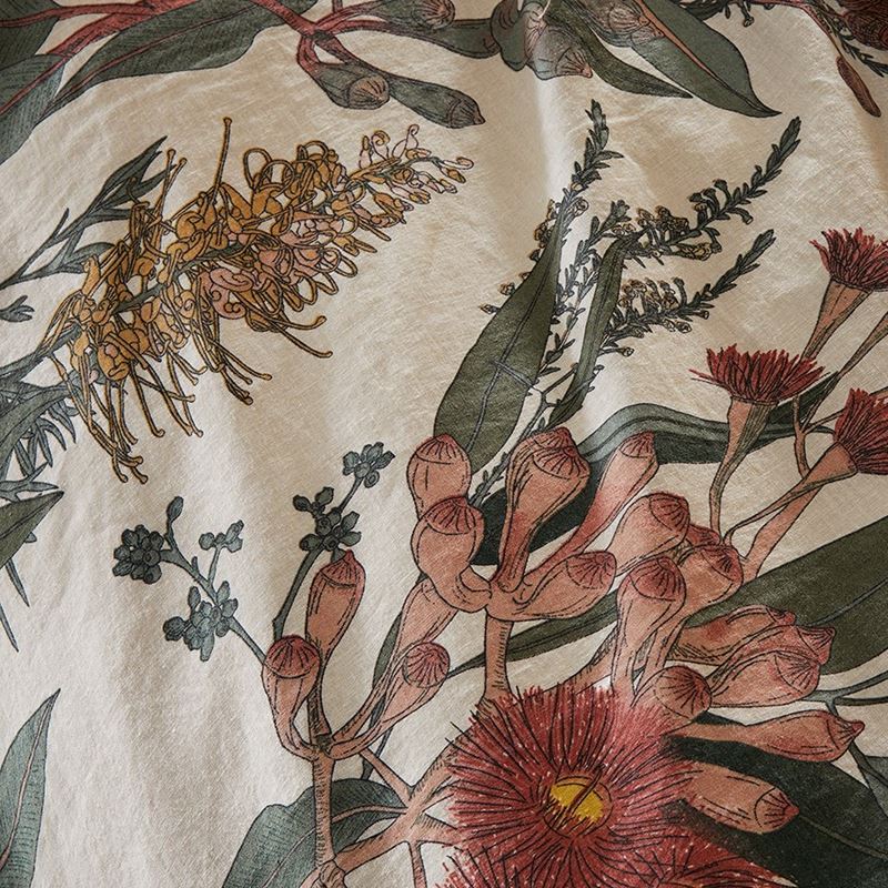Grevillea Natural Quilt Cover Set