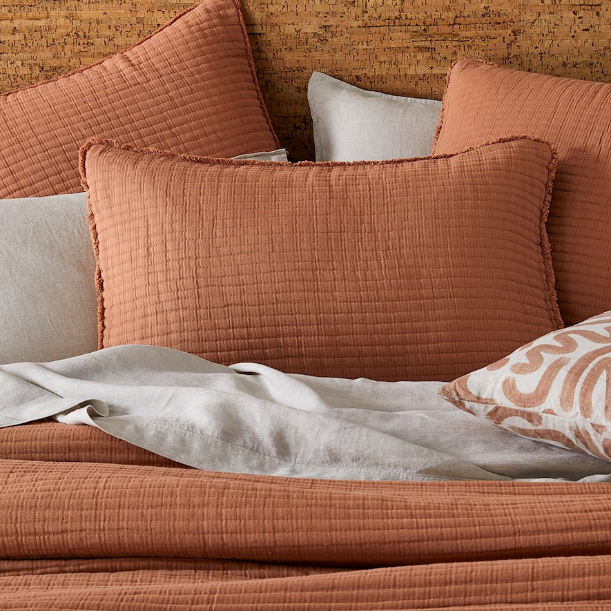 Cooper Earth Quilt Cover | Adairs