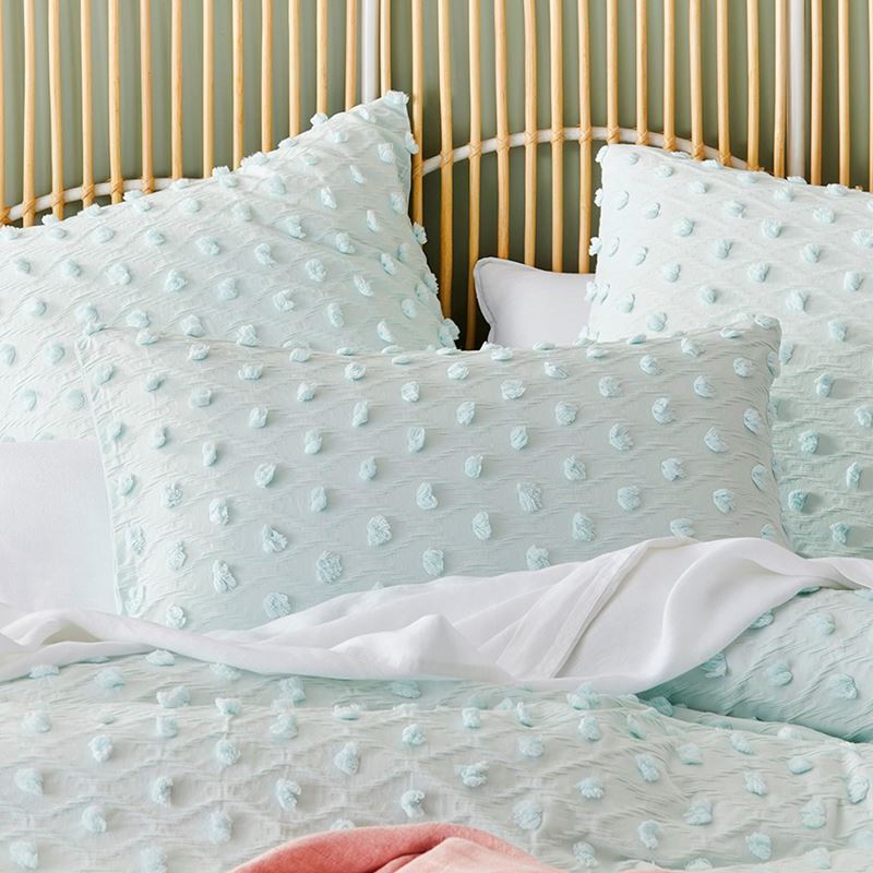 Demi Tufted Cool Blue Quilt Cover 