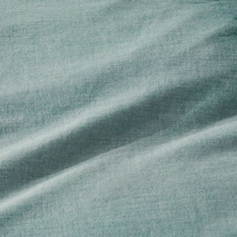 Mark Tuckey Organic Cotton Chambray Ocean Quilt Cover Set + Pillowcases ...