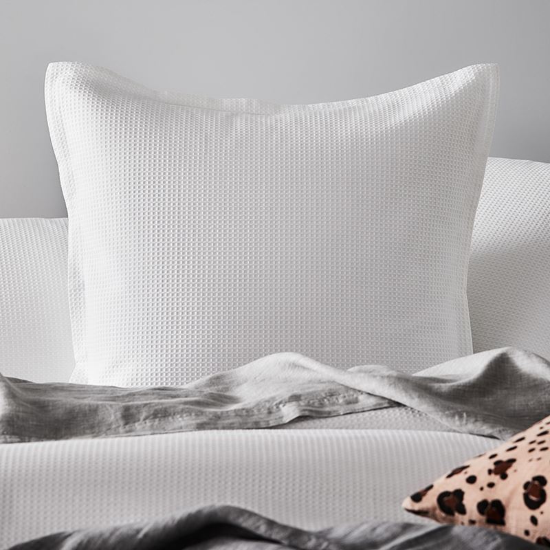 Tribeca Waffle Quilt Cover Set White