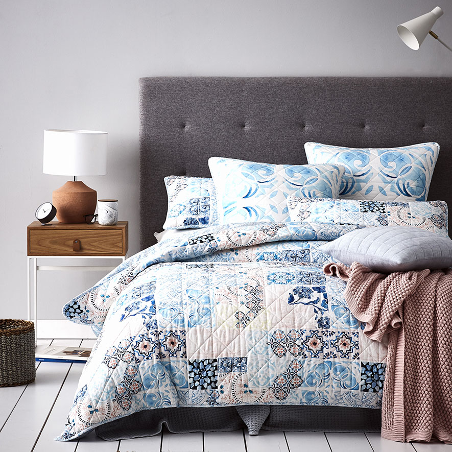 Adairs blue quilt cover Clearance