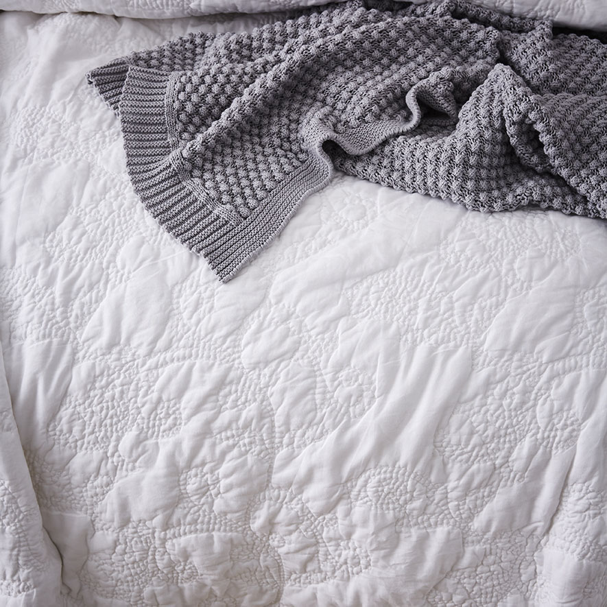 Maison Toulouse White Coverlet Separates Adairs