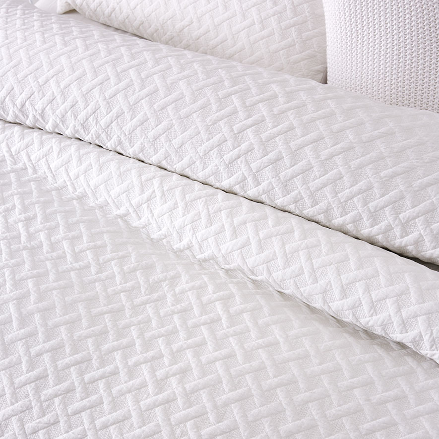 Thompson Quilt Cover White Adairs