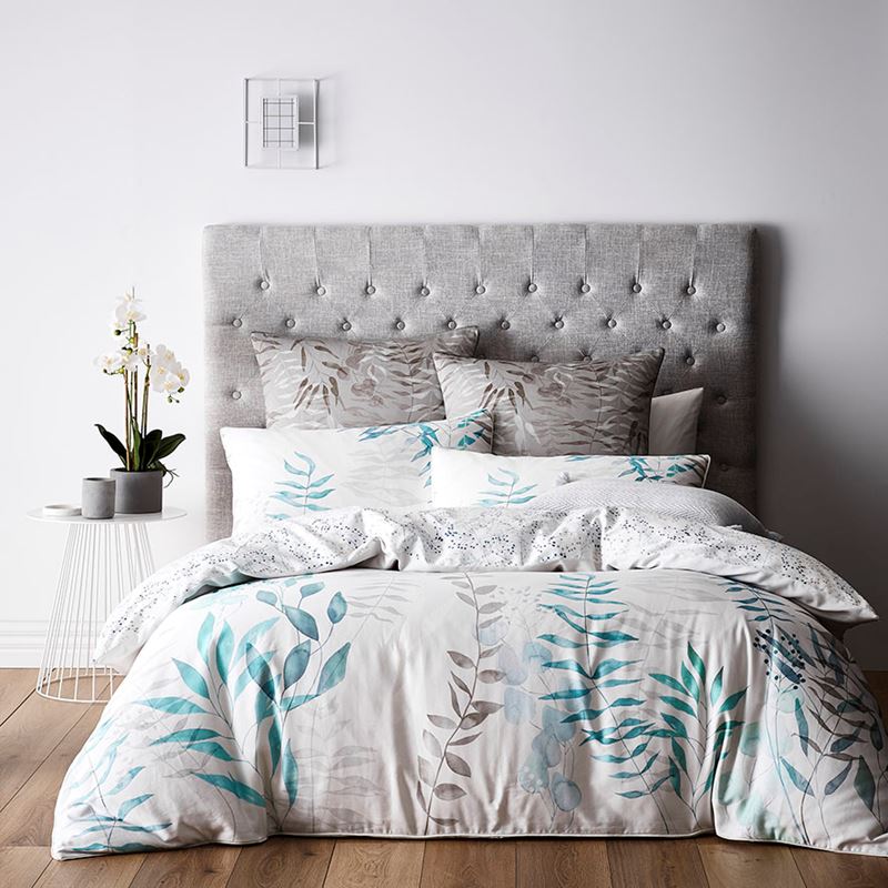 Winter Frost Quilt Cover Set Silver