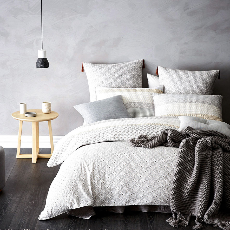 Baxter Quilt Cover Natural Adairs