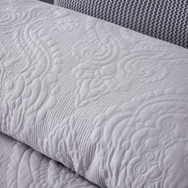 Abigail Quilted Quilt Cover Glacier