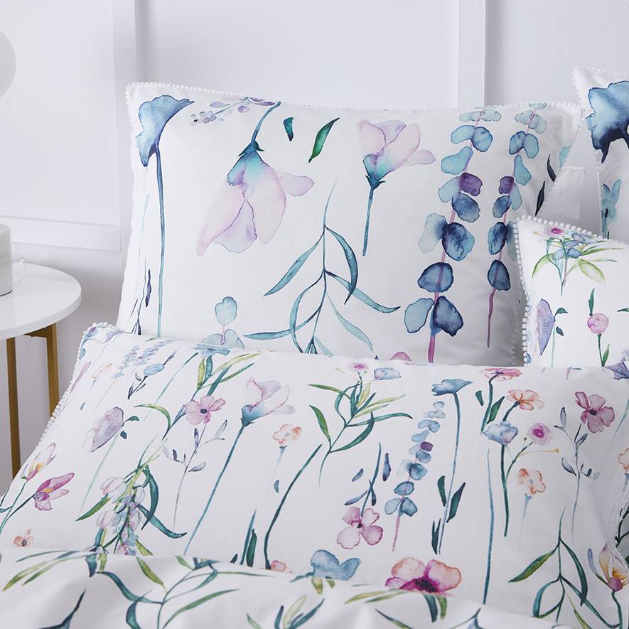 Wild Flower Quilt Cover Set White Adairs