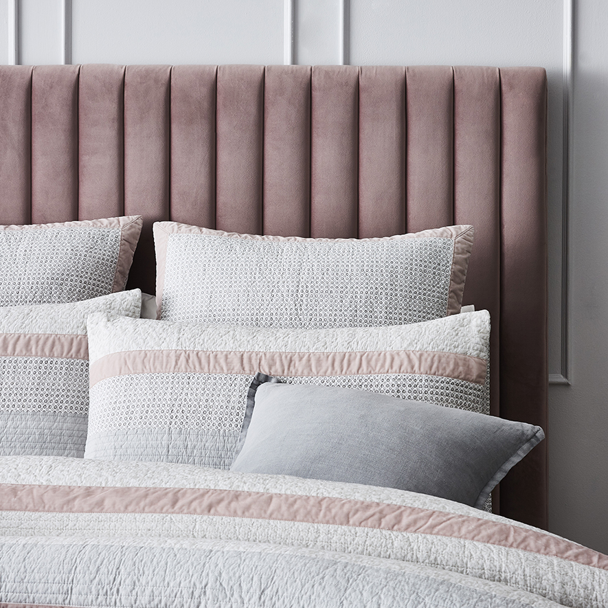 Florentine Quilted Quilt Cover Pink Adairs