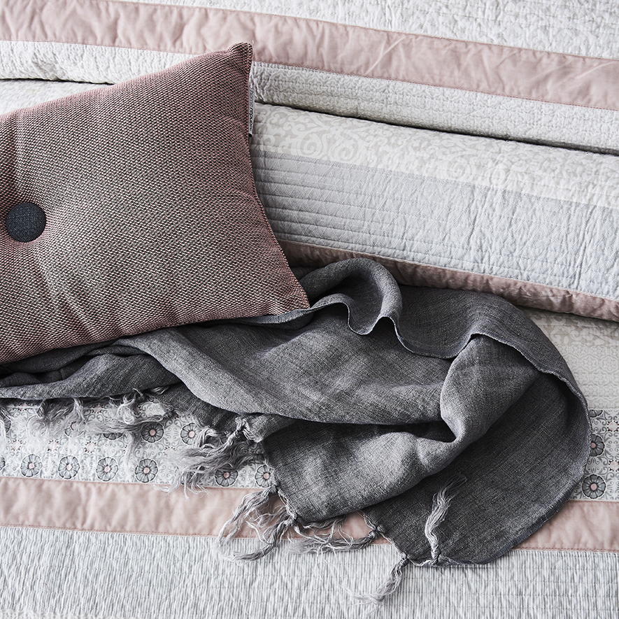 Florentine Quilted Quilt Cover Pink Adairs