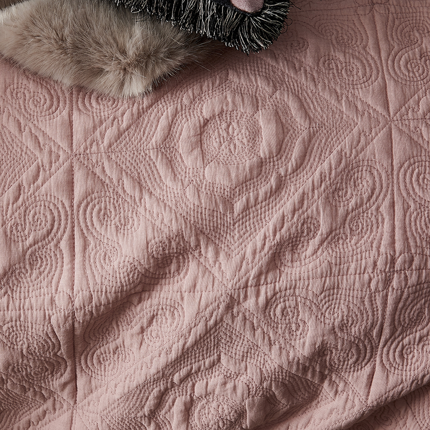 Malta Quilted Quilt Cover Blush Adairs