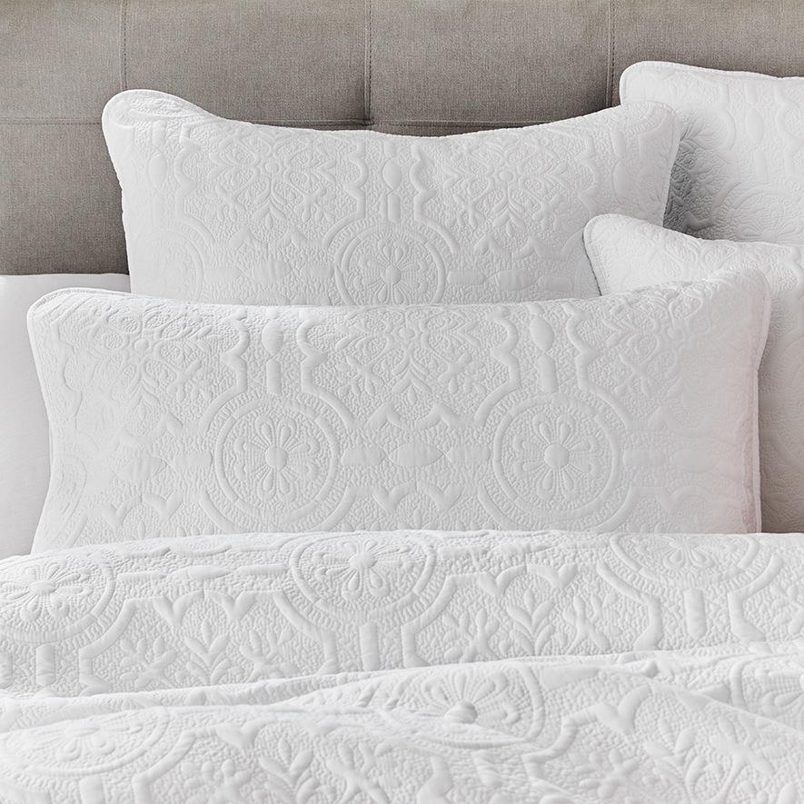 Juno Snow Quilted Quilt Cover Separates Adairs