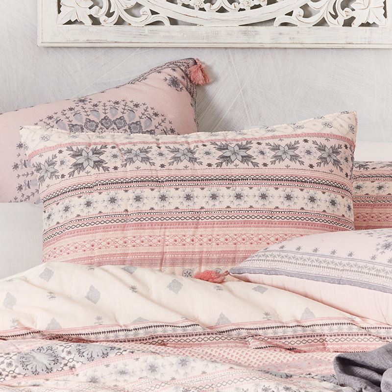 Gypsy Quilted Blush Quilt Cover