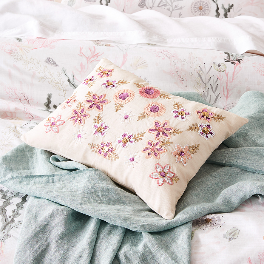 Whitehaven Pink Quilt Cover Set + Separates Adairs