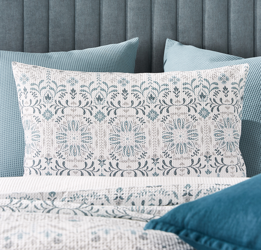 Cyprus Waffle Quilt Cover Set Arctic Adairs