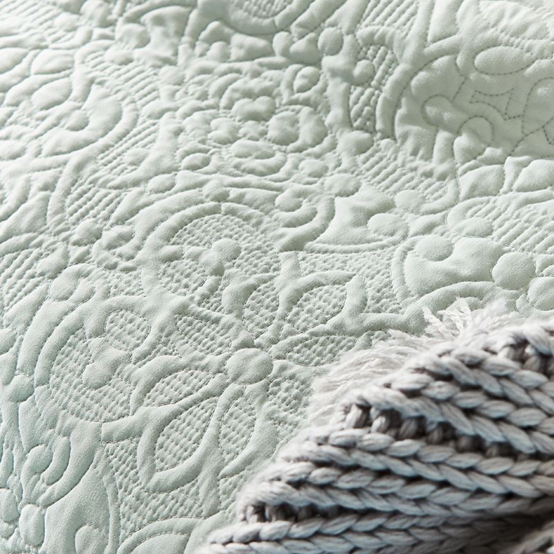 Chloe Quilted Glacier Quilt Cover