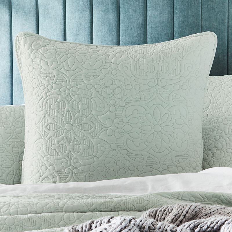 Chloe Quilted Glacier Coverlet