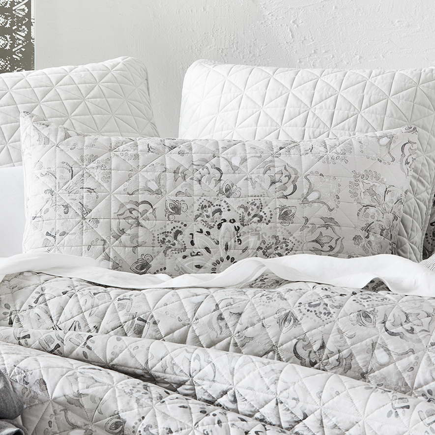 Hattie Cloud Quilted Quilt Cover Adairs