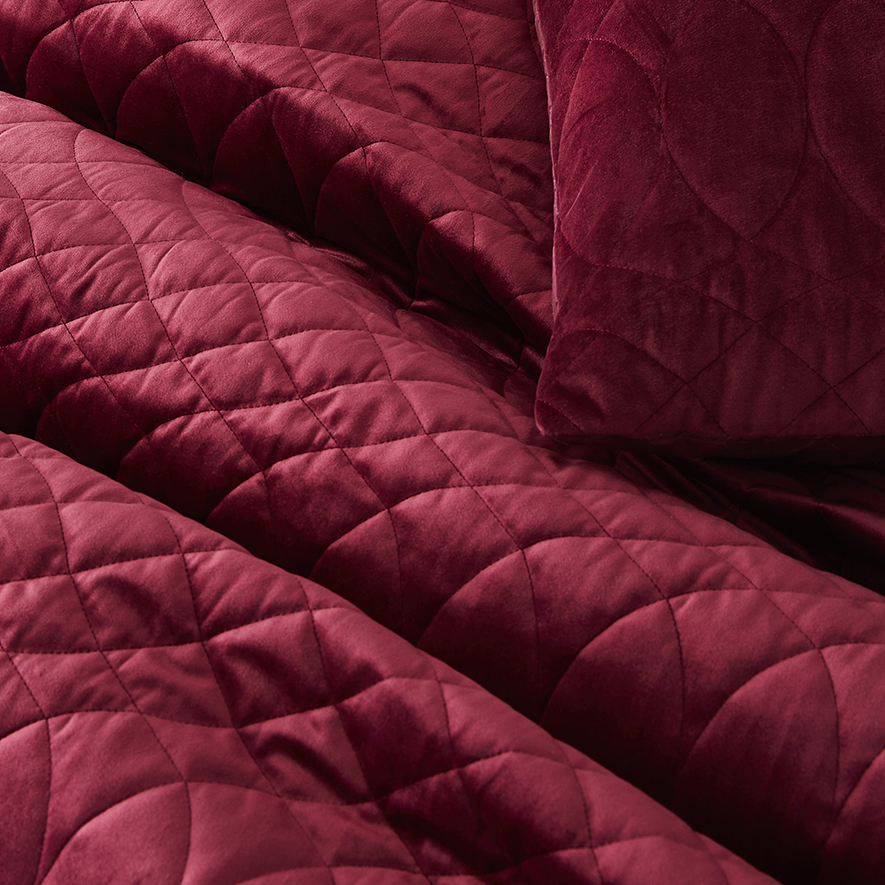 Ophelia Quilted Quilt Cover Ruby Adairs